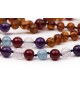 Amber teething necklace for baby - Gemstones 
